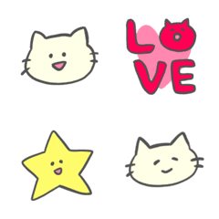 [LINE絵文字] uniのねこ絵文字の画像