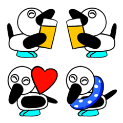 [LINE絵文字] アオアシカツオドリの画像