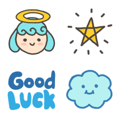 Angel Star Emojiの絵文字メイン画像