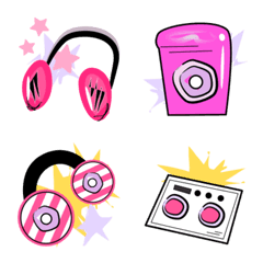 [LINE絵文字] 音楽アイコンの画像