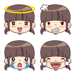 [LINE絵文字] Q Girlの画像