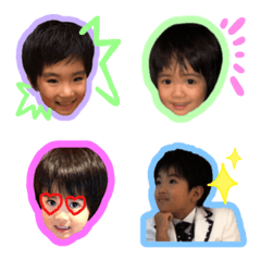 [LINE絵文字] RIKU and RIO emojiの画像