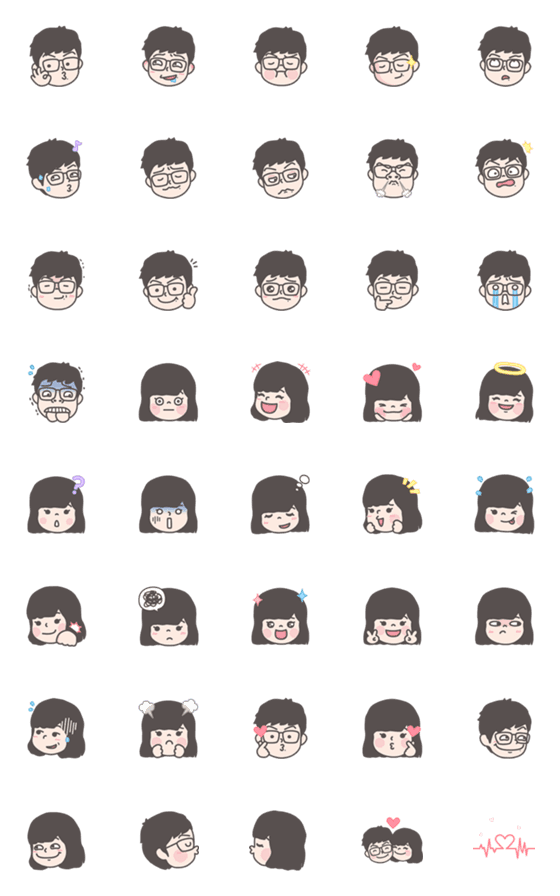 [LINE絵文字]WenWa Emojiの画像一覧