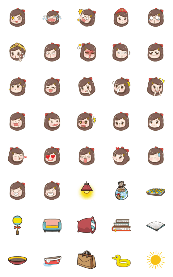 [LINE絵文字]Omyim Emojiの画像一覧