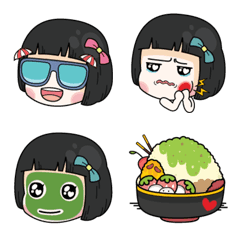 [LINE絵文字] Pumpui Emoji Girl Zappの画像