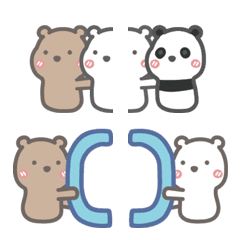 [LINE絵文字] Brown Bear EMOJI 2.0の画像