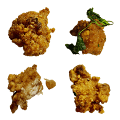 [LINE絵文字] Emoji_Fried_Chicken！の画像