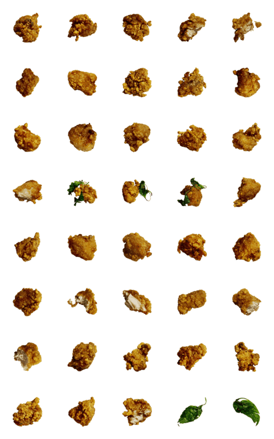 [LINE絵文字]Emoji_Fried_Chicken！の画像一覧