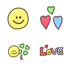 [LINE絵文字] ちょこっと絵文字の画像