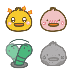 [LINE絵文字] Duck and insect EMOJIの画像