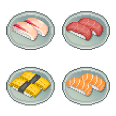 [LINE絵文字] ドット絵文字 (食べ物 2)の画像