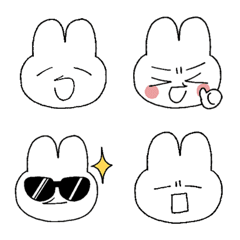 [LINE絵文字] Emotional Rabbit！の画像