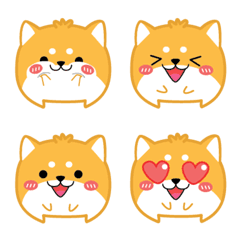 [LINE絵文字] Emoji Shibabo (Shiba Inu)の画像