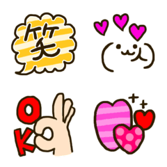 [LINE絵文字] かわいいを詰め込んだ♥絵文字の画像