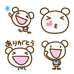 [LINE絵文字] クマなだけに 絵文字の画像