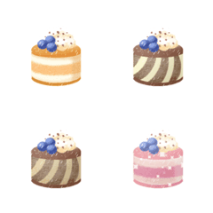 [LINE絵文字] Delicious Cake : Iの画像