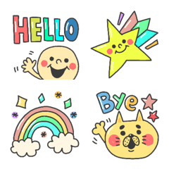 色々絵文字“大人シンプルだよ”の絵文字メイン画像