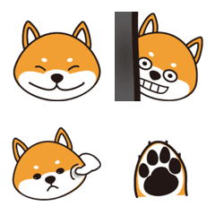 [LINE絵文字] So Cute ShibaInu Emojiの画像