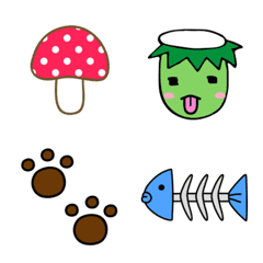 カッパとモグラとマメちゃんの絵文字3の絵文字メイン画像