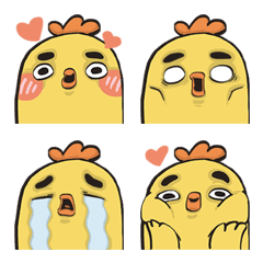 [LINE絵文字] Stupid chick has a cute faceの画像