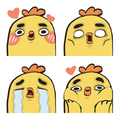 Stupid chick has a cute faceの絵文字メイン画像