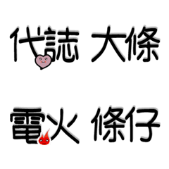 [LINE絵文字] Minnan language Emoji stickerの画像