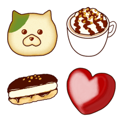 [LINE絵文字] Delicious and cute sweets！ 3の画像