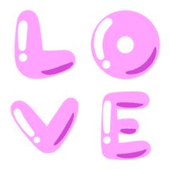 [LINE絵文字] Love pastel Emojiの画像