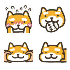 [LINE絵文字] Thick eyebrows dog Emojiの画像