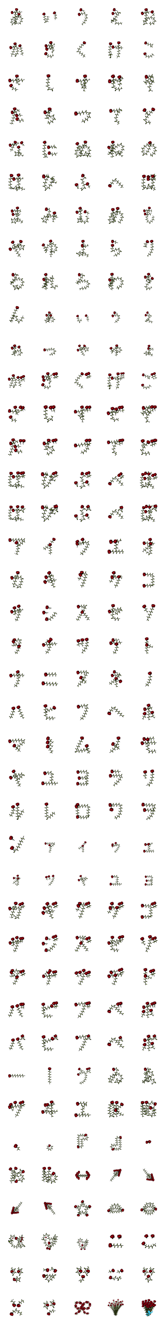 [LINE絵文字]バラの花束を・・・（ひらがなカタカナ）の画像一覧