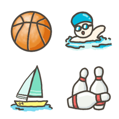 [LINE絵文字] Sport Time Emojiの画像