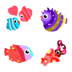 [LINE絵文字] Underwater world2の画像