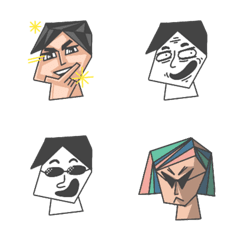 [LINE絵文字] Emoticon : Face 2 Faceの画像