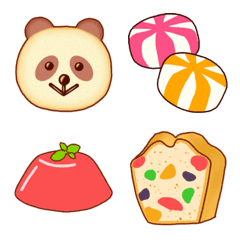 [LINE絵文字] Delicious and cute sweets！ 4の画像