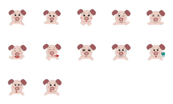 [LINE絵文字]Pig Springの画像一覧