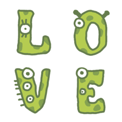 [LINE絵文字] Monster Font Emojiの画像