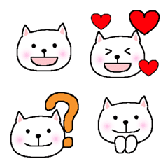 [LINE絵文字] ねこいぬ絵文字の画像