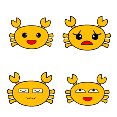 [LINE絵文字] Crab younger brother-(emoji)の画像