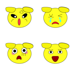 [LINE絵文字] Dog (dog) expression mapの画像