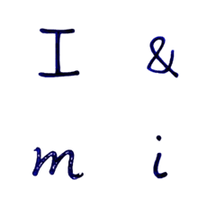 [LINE絵文字] IrisAndMimi s' Font(Normal Speed)の画像