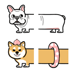 [LINE絵文字] Long dogs ！の画像