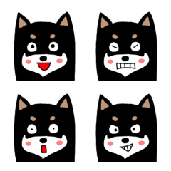 [LINE絵文字] 柴犬のがんじDE絵文字。の画像