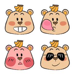 [LINE絵文字] BernieBear Emojiの画像