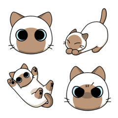 たぬシャム猫のミロの絵文字メイン画像