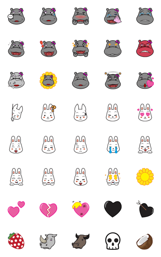 [LINE絵文字]Thongyud emojiの画像一覧