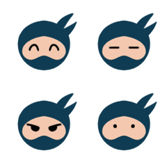 [LINE絵文字] Ninja Emoticonの画像