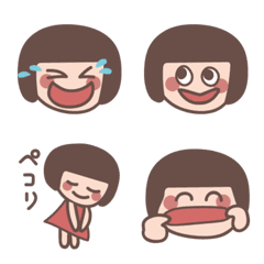[LINE絵文字] レトロちゃんの画像