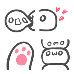 [LINE絵文字] OwO Emoticonの画像