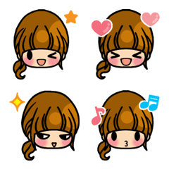 [LINE絵文字] 働く女子の絵文字（基本編）の画像