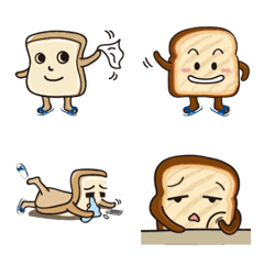 [LINE絵文字] Toast male family.の画像